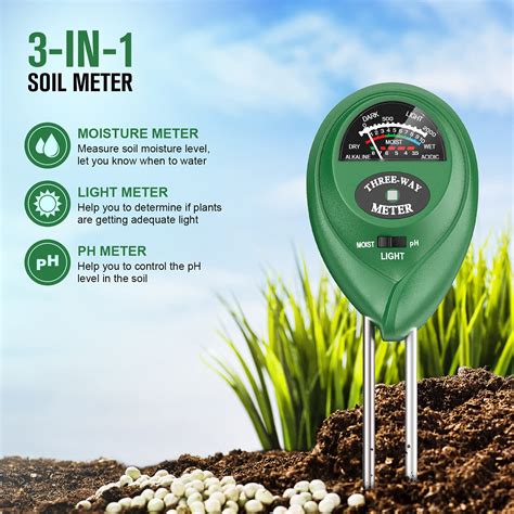 custom neewer 3-in-1 plant moisture and ph meter|Atree Soil pH Meter, 3.